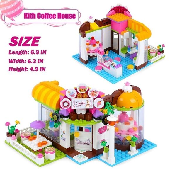 Kith Coffee House Building Blocks 413 pieces NEW - Picture 2 of 6